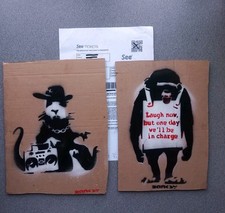 Banksy dismaland art for sale  LONDON