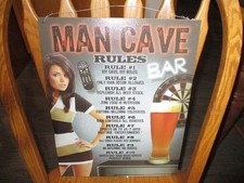 Man cave rules for sale  Monclova