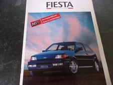 Autoprospekt fiesta modelljahr gebraucht kaufen  Ahaus