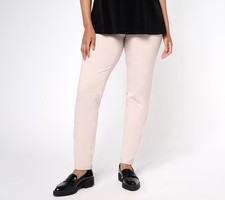 Calça Susan Graver Premium Stretch Slim Leg Pull-On Opala Quartzo GG Nova comprar usado  Enviando para Brazil