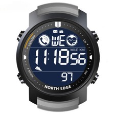 Relógio digital masculino militar impermeável 50M corrida esportes pedômetro cronômetro, usado comprar usado  Enviando para Brazil