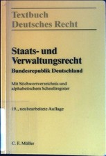 Staats verwaltungsrecht bundes gebraucht kaufen  Koblenz