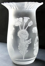 Globe tulipe verre d'occasion  Nancy-