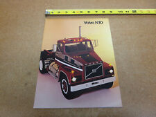 Usado, 1979 1980 Volvo N10 Folheto de vendas convencional semi caminhão 12pg ORIGINAL comprar usado  Enviando para Brazil