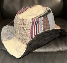 Chapéu de cânhamo cowbow chapéu flexível boho hippie chapéu de cânhamo multicolorido comprar usado  Enviando para Brazil
