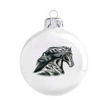 Weihnachtskugeln weiss motiv gebraucht kaufen  Seevetal