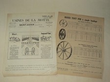 Prospectus roue fer d'occasion  Cluny