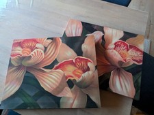 Rchideen bilder holzleinwände gebraucht kaufen  Leer (Ostfriesland)