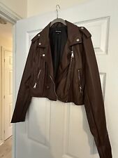 jacket leather plt faux for sale  BISHOPTON