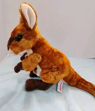 Usado, Bicho de pelúcia Aurora Wildbeast Sydney canguru 12" e bebê Joey realista comprar usado  Enviando para Brazil