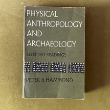 Physical anthropology archaeol for sale  Columbia