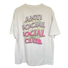 Camisa masculina logotipo branco clube social anti-social XXL, usado comprar usado  Enviando para Brazil