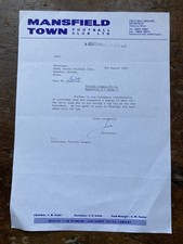 Aug 1992 mansfield for sale  NOTTINGHAM