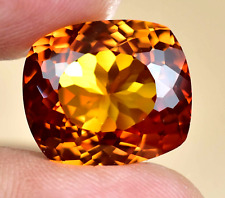 Topázio imperial natural 18,80 quilates almofada impressionante pedra preciosa impecável certificada AGL comprar usado  Enviando para Brazil