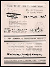 1930 E. T. Stille & Co. Chicago 30 minutos enchimento de móveis avião boi impressão anúncio comprar usado  Enviando para Brazil