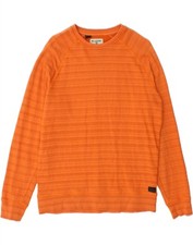 Moletom masculino BILLABONG grande laranja listrado algodão KV03 comprar usado  Enviando para Brazil
