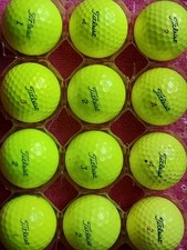 Titleist yellow golf for sale  BURY