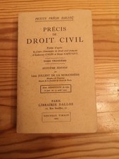 Précis droit civil d'occasion  Maleville