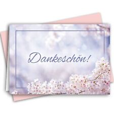 Danksagungskarten lila set gebraucht kaufen  Friedrichshafen