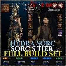 💥Diablo 4💥 CZARODZIEJKA💥 ENDGAME BUILD 💥SEZON 10 Infernal Chaos💥 Hydra Sorc na sprzedaż  PL