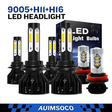 Kit combo de lâmpadas de neblina de farol de LED branco 6000K 6x para Honda Civic 2006-2011 comprar usado  Enviando para Brazil