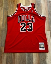 Camiseta Chicago Bulls Michael Jordan Mitchell and Ness tamanho 52 2xl, usado comprar usado  Enviando para Brazil
