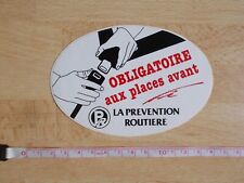 Autocollant vintage préventio d'occasion  Toulon-