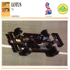 lotus 78 for sale lotus 78 for sale STOCKPORT