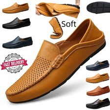 Men leather casual for sale  WORCESTER