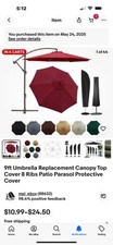 patio umbrella cover for sale patio umbrella cover for sale Winfield