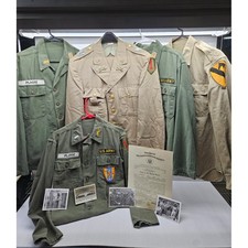 Conjunto de Jaqueta Vintage Nomeada Exército dos EUA Oficial 1ª Divisão de Infantaria 1ª Cavalaria comprar usado Conjunto de Jaqueta Vintage Nomeada Exército dos EUA Oficial 1ª Divisão de Infantaria 1ª Cavalaria comprar usado  Enviando para Brazil