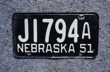 1951 nebraska license for sale  Boulder