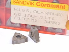 NOVO EXCEDENTE 10 PEÇAS. SANDVIK R166.0L-16UN01-200 GRAU: INSERÇÕES DE METAL DURO S10T, usado comprar usado  Enviando para Brazil