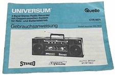 Gebrauchsanweisung universum c gebraucht kaufen  Neubrandenburg