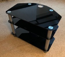 Black glass chrome for sale  HUNTINGDON