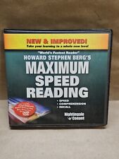 Maximum Speed Reading Howard Stephen Berg Audio Book Nightingale Missing 1 Disc segunda mano  Embacar hacia Argentina