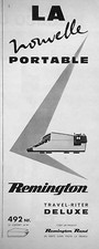 Publicité remington travel d'occasion  Longueil-Sainte-Marie
