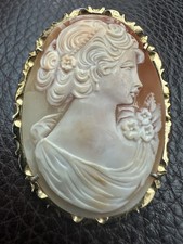 Vintage cameo shell for sale  HIGHBRIDGE