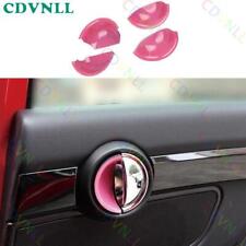 Para Mini Cooper Clubman F54 porta interna rosa brilhante tigela acabamento painel bordado 4 peças comprar usado  Enviando para Brazil