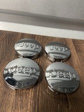 4x 64mm 2,5" prata para tampas de centro de roda Jeep Grand Cherokee Wrangler Compass, usado comprar usado  Enviando para Brazil