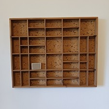 Setzkasten holz korkrückwand gebraucht kaufen  Bernstadt