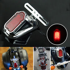 Usado, Lanterna traseira de freio lápide traseira lente vermelha luz traseira de freio para Chopper Cafe Racer comprar usado  Enviando para Brazil