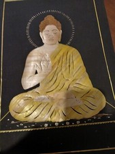 Buddha painting raffia d'occasion  Expédié en Belgium