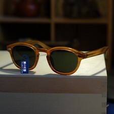 Óculos de sol polarizado masculino G15 loiro Johnny Depp óculos verde escuro GG, usado comprar usado Óculos de sol polarizado masculino G15 loiro Johnny Depp óculos verde escuro GG, usado comprar usado  Enviando para Brazil