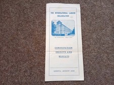 International labour organisat for sale  MATLOCK