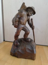Holzfigur bergbauer stock gebraucht kaufen  Zirndorf