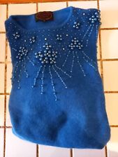 Pull bleu angora d'occasion  Pierrepont