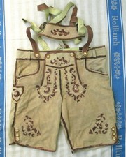 Braune lederhose krachlederne gebraucht kaufen  Berlin