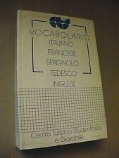 Vocabolario italiano francese usato  Roma