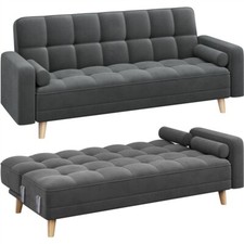 Velvet sofa bed for sale  IPSWICH